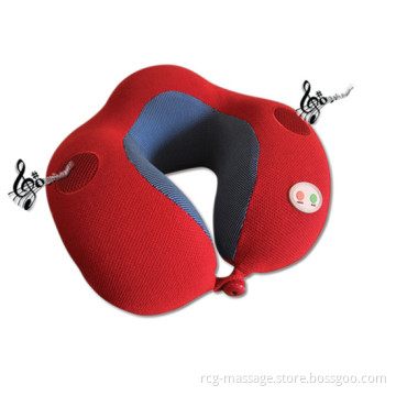 High Quality Memory Foam Soft Comfort Music Massage Pillow for Home Office Travel (MM-31)